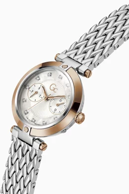 Buy GC White Vogue Quartz Stainless Steel Watch 36.5mm for Women in UAE Ounass