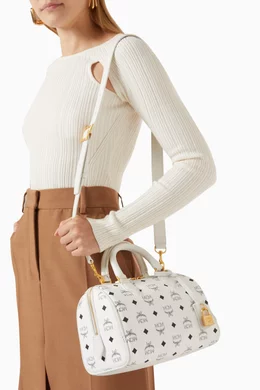 Essential boston bag mcm top