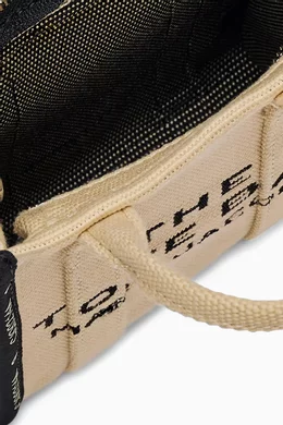 Buy Marc Jacobs Neutral The Mini Tote Bag in Woven Jacquard for