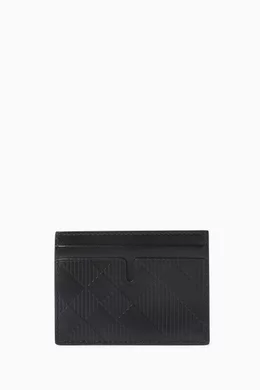 Buy Burberry Black Ms Sandon Cardholder in Leather for Men in UAE