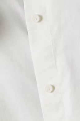 Buy St Agni White Open Back Shirt in Cotton for Women in UAE Ounass