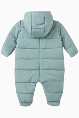 Baby boy padded snowsuit hotsell