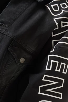 Balenciaga large logo jacket store