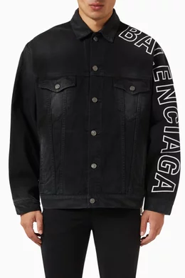 Balenciaga denim jacket store
