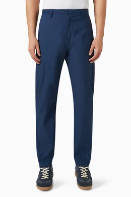 Elastic sales waistband chinos