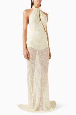 White embellished deals dress