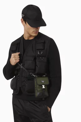 Prada nylon cargo smartphone case sales