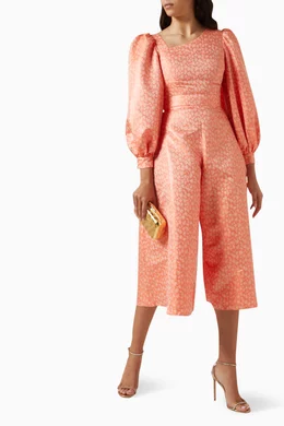 Balloon sleeve jumpsuit hotsell