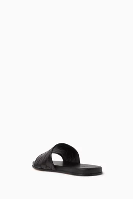 Mens leather mule best sale sandals