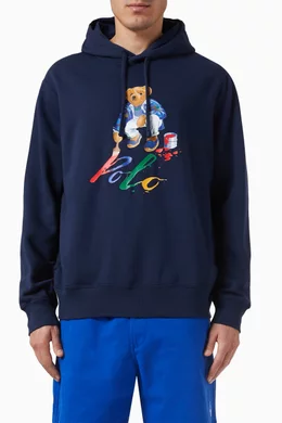 Bear logo hoodie online