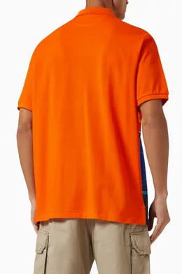 Cotton mesh sales graphic polo