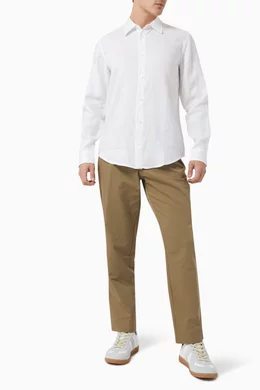 Slim fit shop linen