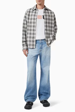 Buy Acne Studios Multicolour Check Shirt in Flannel for Men in UAE Ounass