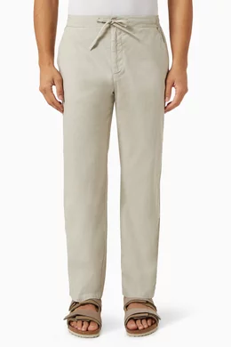 Linen cotton blend men's pants store