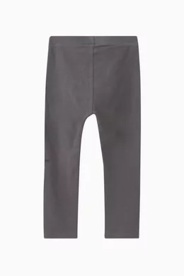 Buy Calvin Klein Grey Monogram Leggings in Stretch Organic Cotton Jersey for UNISEX in UAE Ounass