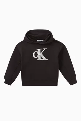 Calvin klein black zip online hoodie