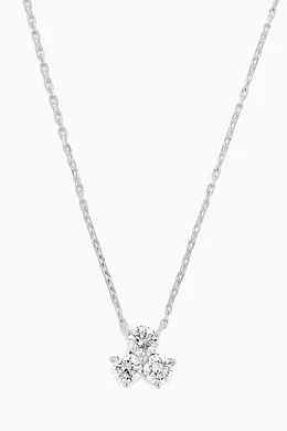 Diamond cluster pendant outlet