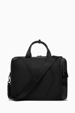 Buy Calvin Klein Black Rubberised Convertible Laptop Bag for Men