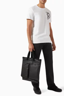 Buy Calvin Klein Jeans Black Ultralight Rubberised Helmet Tote Bag