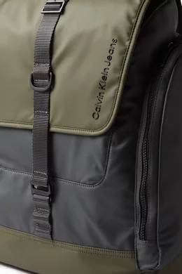 Calvin klein silver backpack top