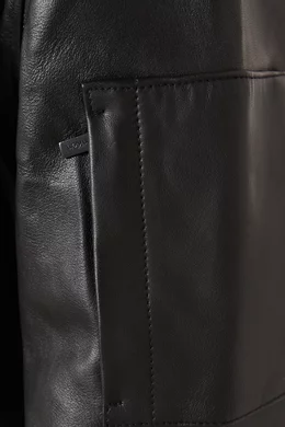 Calvin klein lamb leather jacket discount