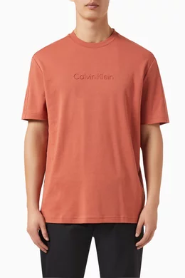 Calvin klein logo t shirt mens store