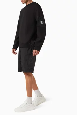 Calvin klein jumper store and shorts set