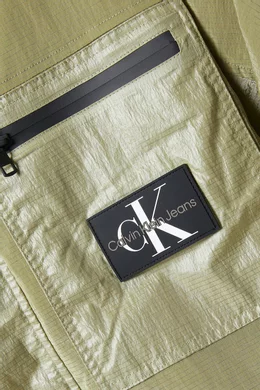 Calvin klein ripstop zip 2025 jacket