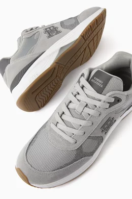Buy Tommy Hilfiger Grey Modern Prep Sneakers II in Suede for Men