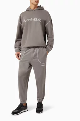 Calvin klein sweatpants grey hot sale
