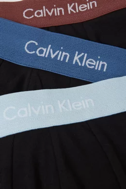 Buy Calvin Klein Black Logo Boxer Briefs in Stretch Cotton, Set of 3 for  Men in UAE
