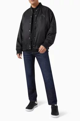 Buy Armani Exchange Black Digital Desert AX Logo Blouson Jacket for Men in UAE Ounass