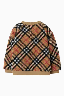 burberry print sweater