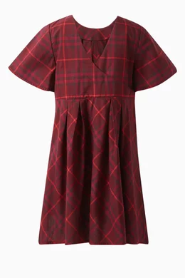 Red shop burberry dress