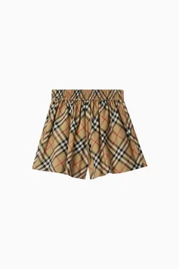 Burberry plaid skirt short sale