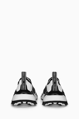 Stretch mesh sorrento deals sneakers with logo