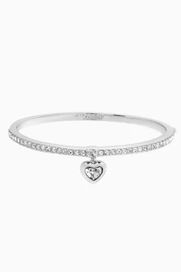 Diamond heart charm discount bracelet