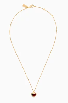 Buy Coach Red Heart Pendant Necklace for Women in UAE Ounass