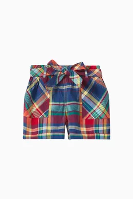 Buy Polo Ralph Lauren Multicolour Madras Pull On Shorts in Cotton