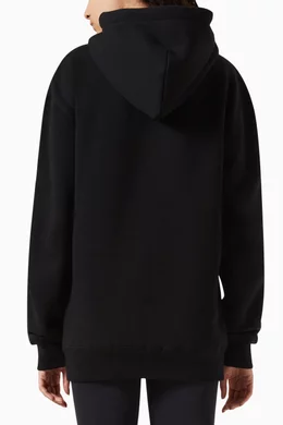 Oversized plain online black hoodie