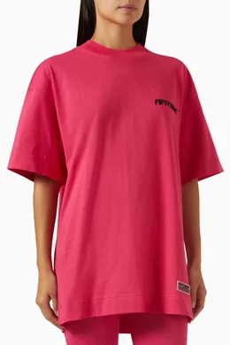 Baggy pink sale t shirt