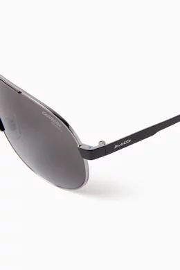 Carrera polarized discount stainless steel pilot