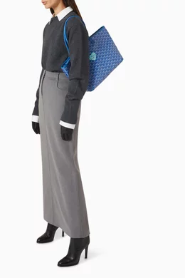 Buy Goyard Pre Loved Blue Unused Limited Edition Artois PM Tote Bag in Goyardine Fabric for UNISEX in UAE Ounass