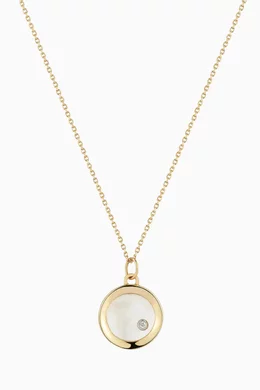 Diamond dot necklace sales