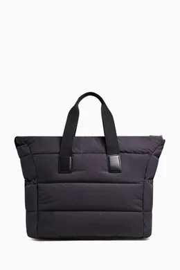 Buy Moncler Enfant Black Quilted Changing Bag for Baby Girls in