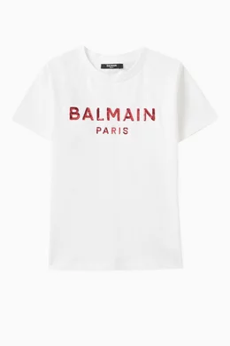 Balmain white t 2025 shirt