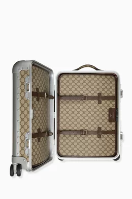 Buy Gucci Neutral Porter Cabin Plus Trolley Bag in Coated canvas for UNISEX in UAE Ounass