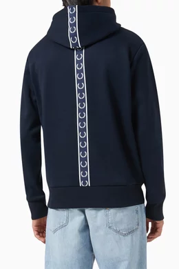 Fred perry tape hoodie cheap