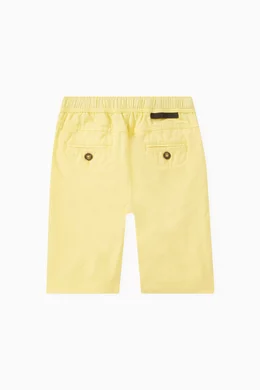 Buy Stella McCartney Yellow Cargo Shorts in Sustainable Cotton for