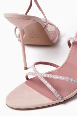 Pale pink heeled online sandals